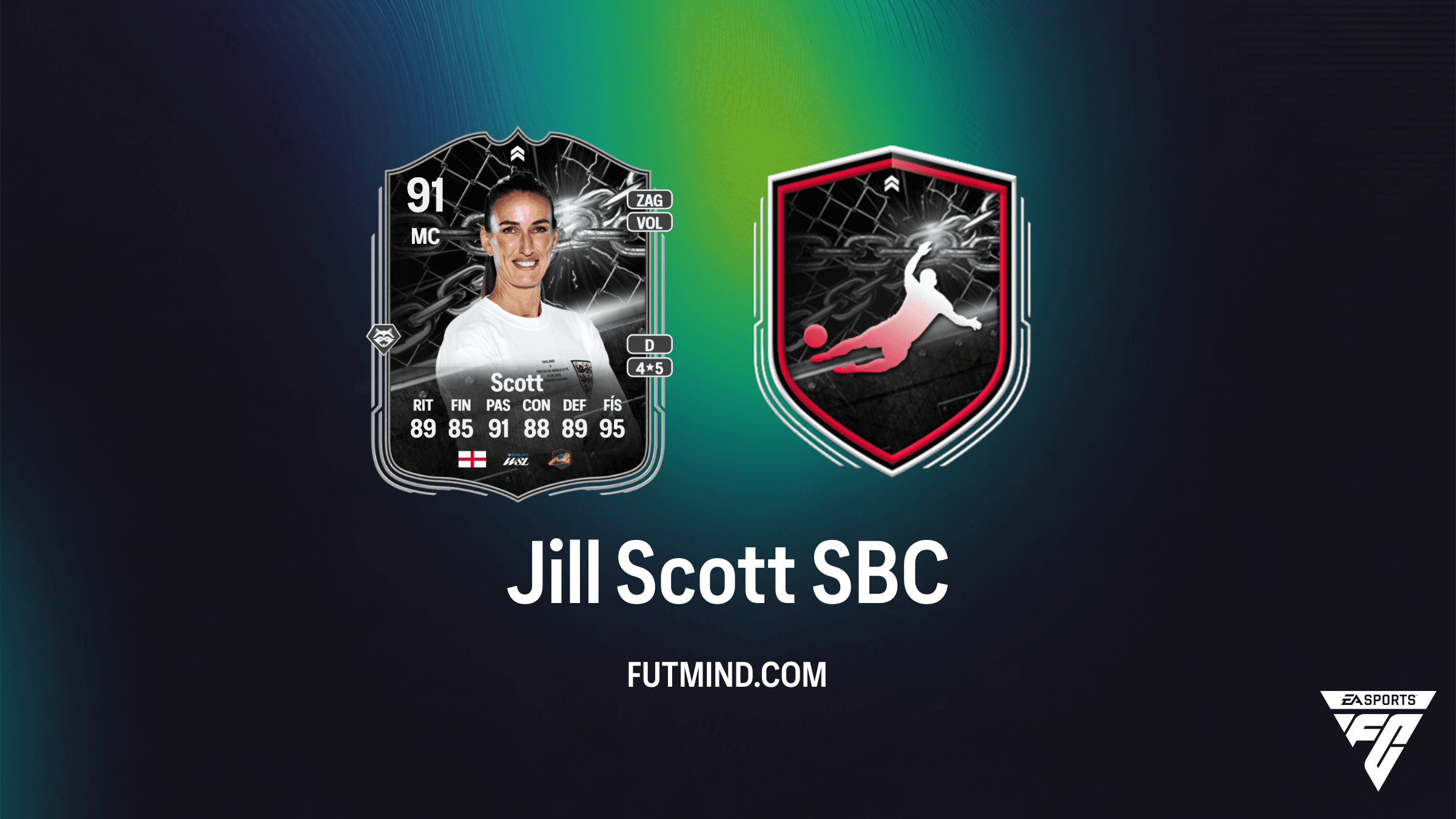 SBC Jill Scott Confronto FC 26: Como completar e análise da lenda do Soccer Aid