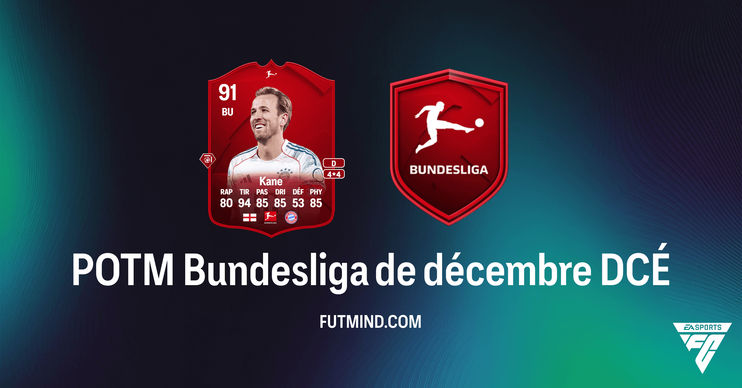DCÉ POTM Bundesliga de Décembre: Harry Kane à l'Honneur dans FC 26 Ultimate Team