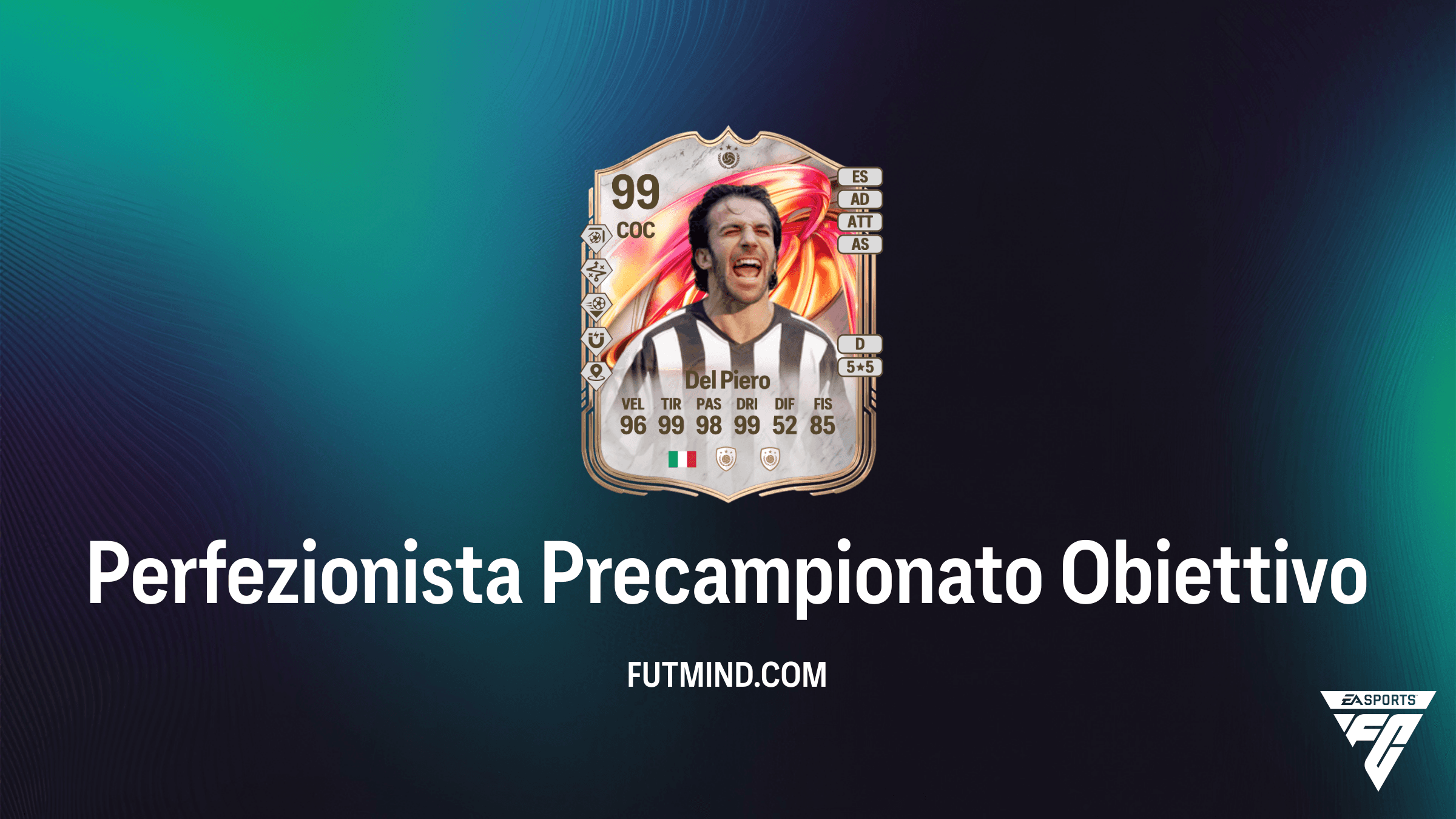 Guida Completa all'Obiettivo Perfezionista Precampionato: Sblocca Del Piero Icona FUTTIES