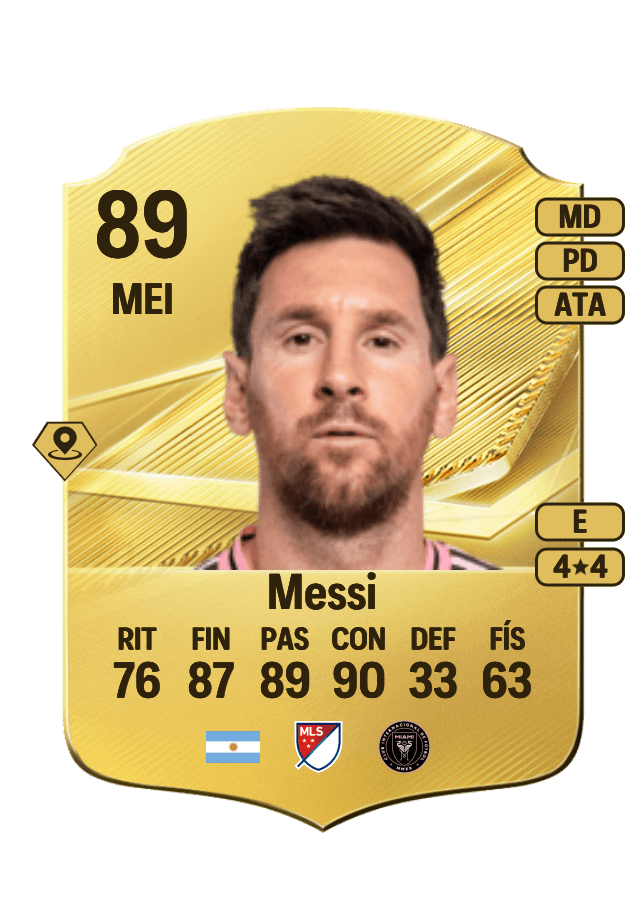 Lionel Messi card