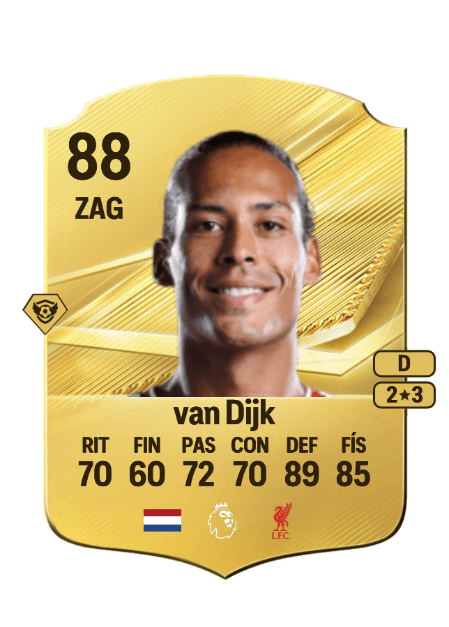 Virgil van Dijk card