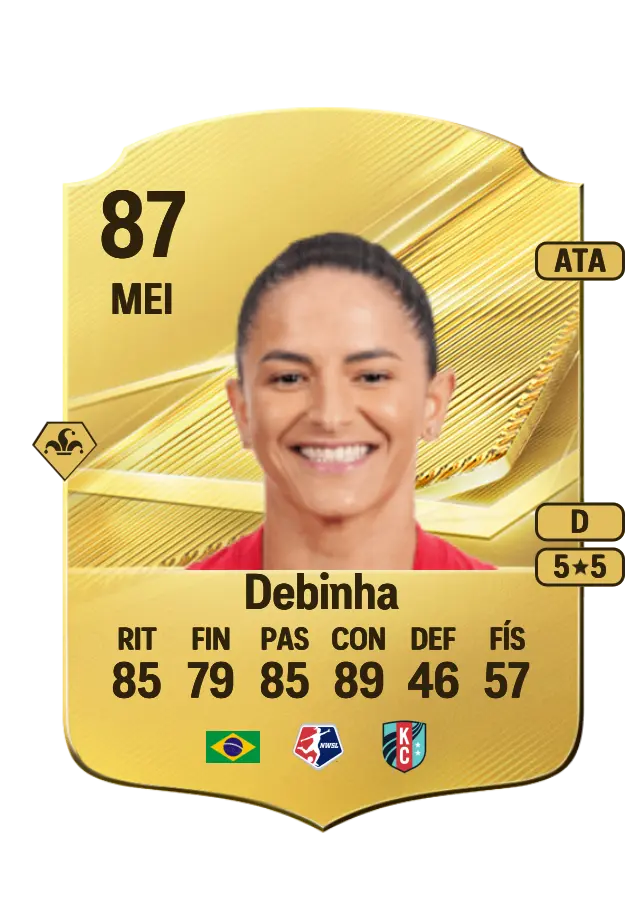 Debinha card