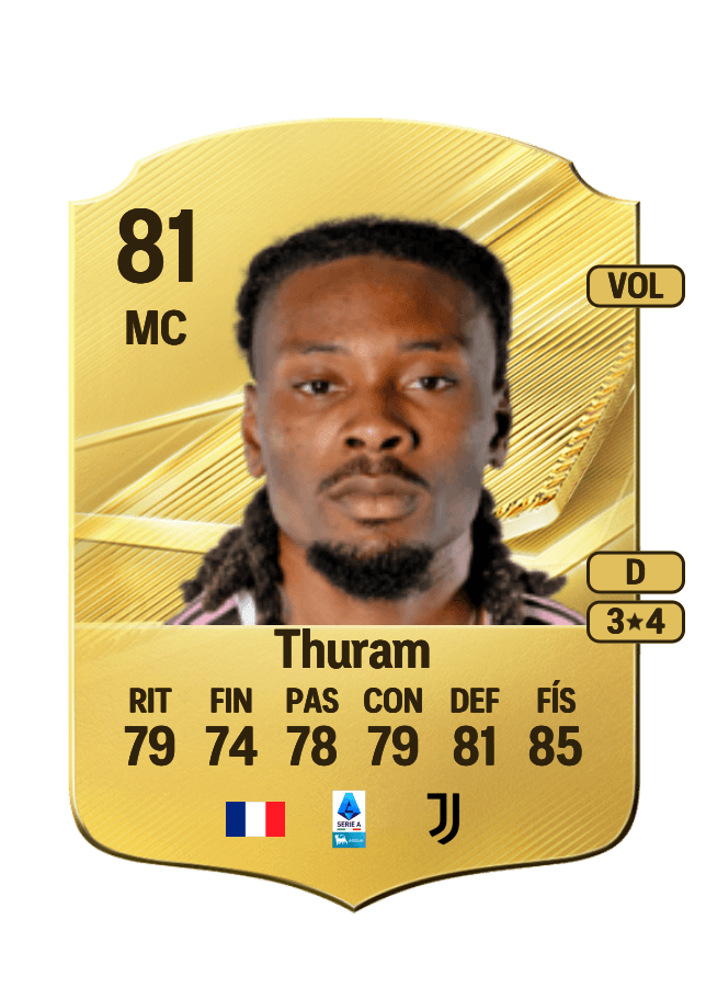 Khéphren Thuram card
