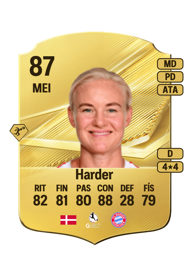 Pernille Harder card