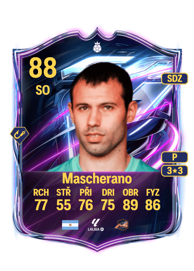Javier Mascherano card