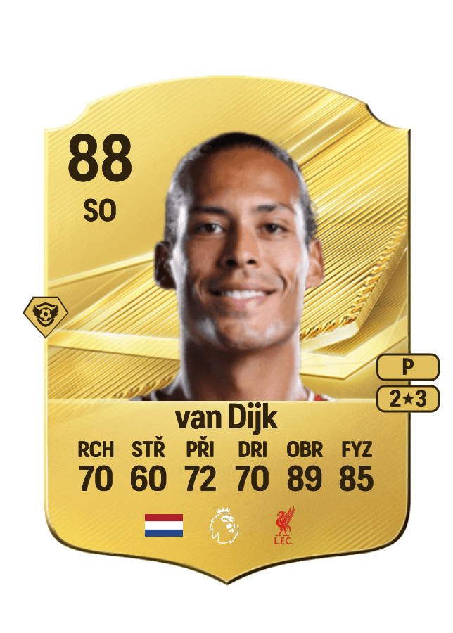 Virgil van Dijk card