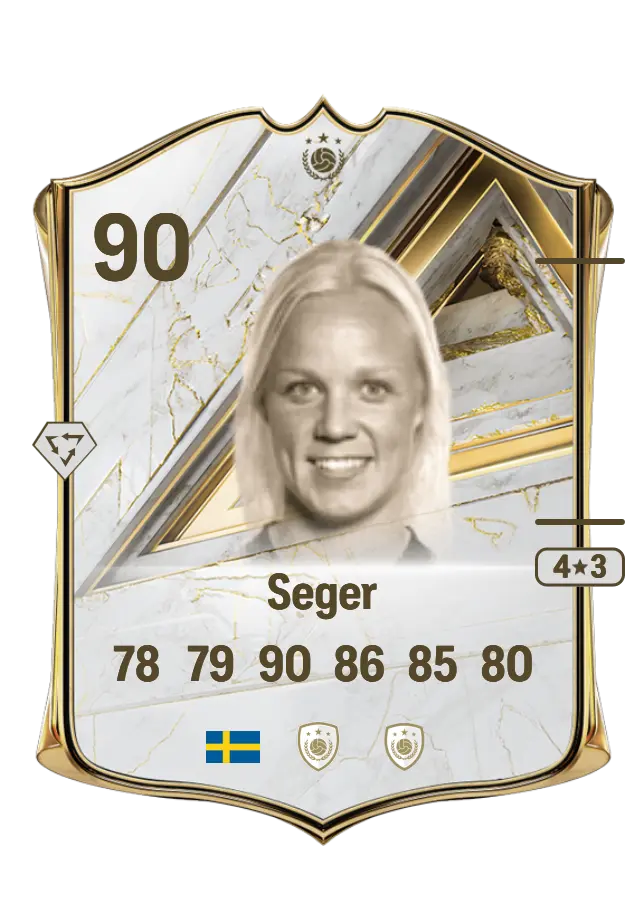 Caroline Seger card