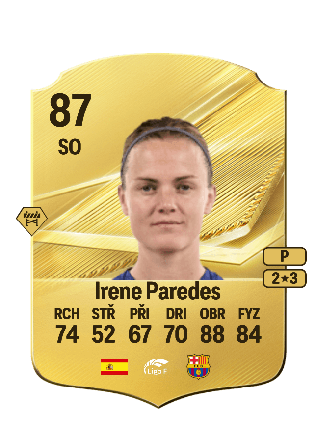 Irene Paredes card