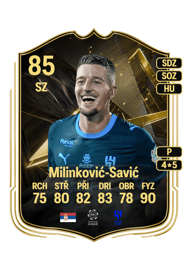 Sergej Milinković-Savić card