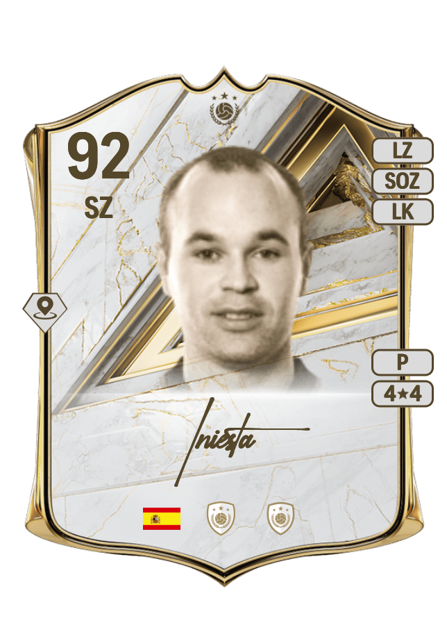 Iniesta card
