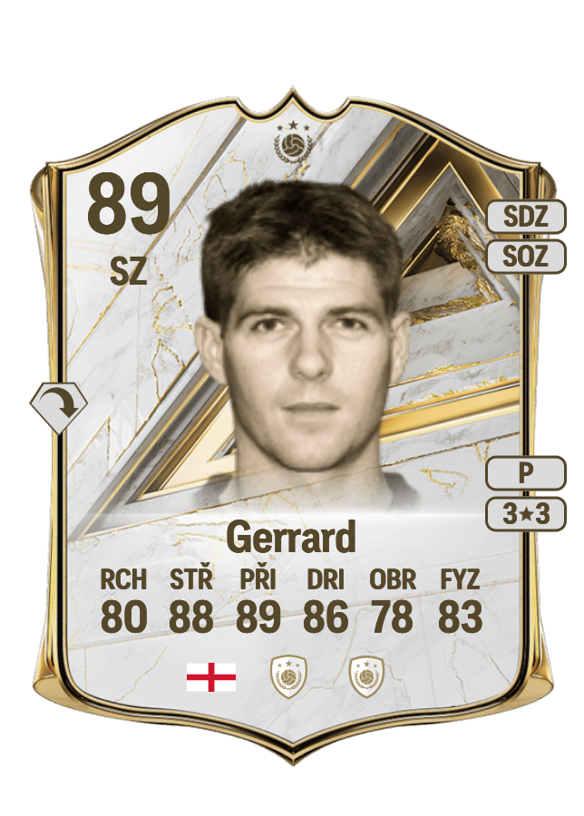 Steven Gerrard card