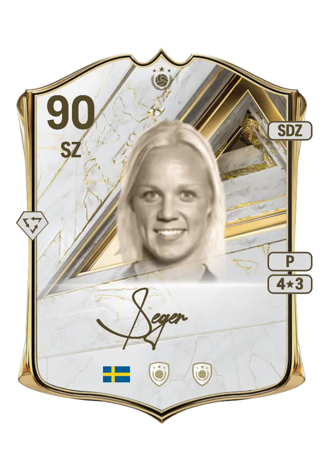 Caroline Seger card
