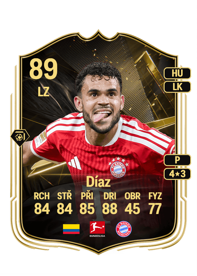 Luis Díaz card