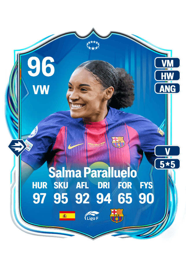 Salma Paralluelo card