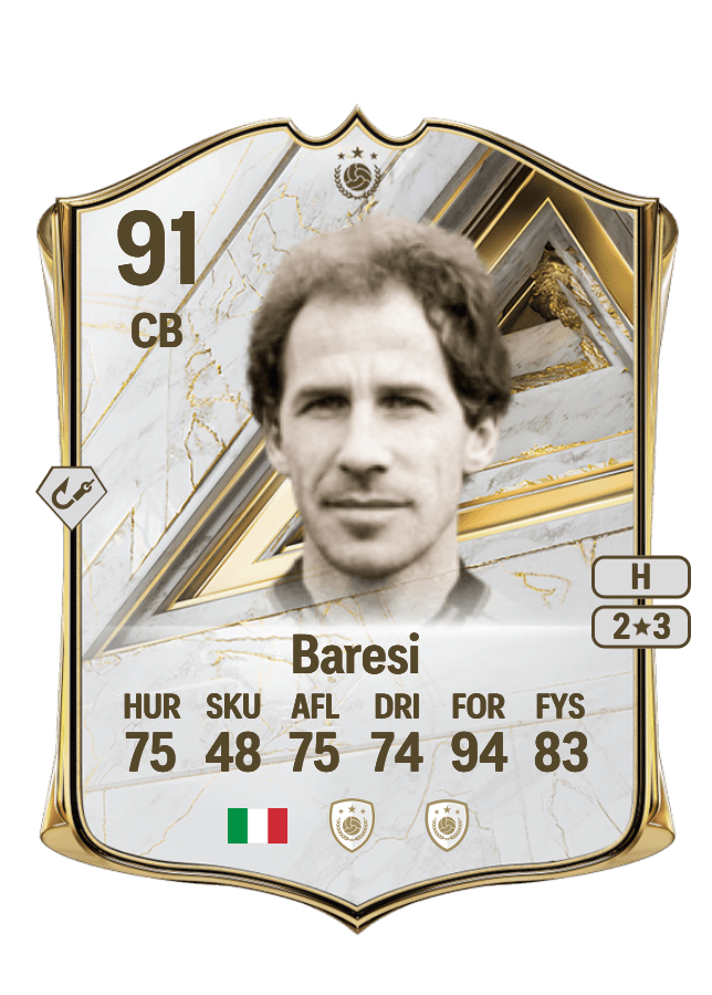 Franco Baresi card
