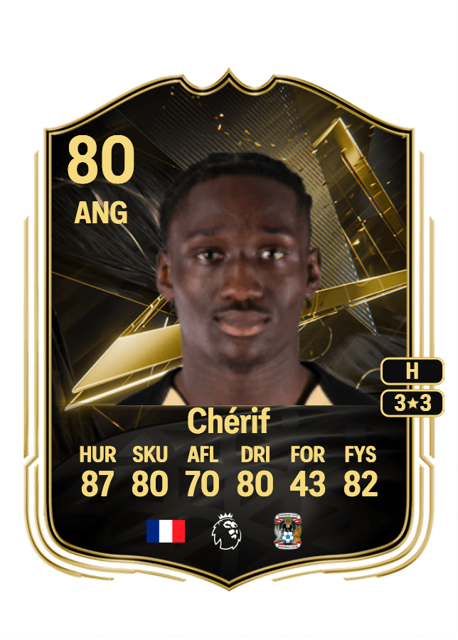 Sidiki Chérif card