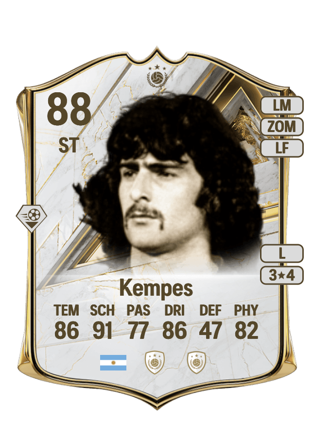 Mario Kempes card