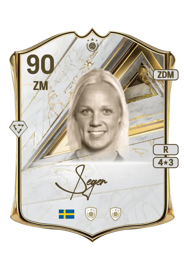 Caroline Seger card