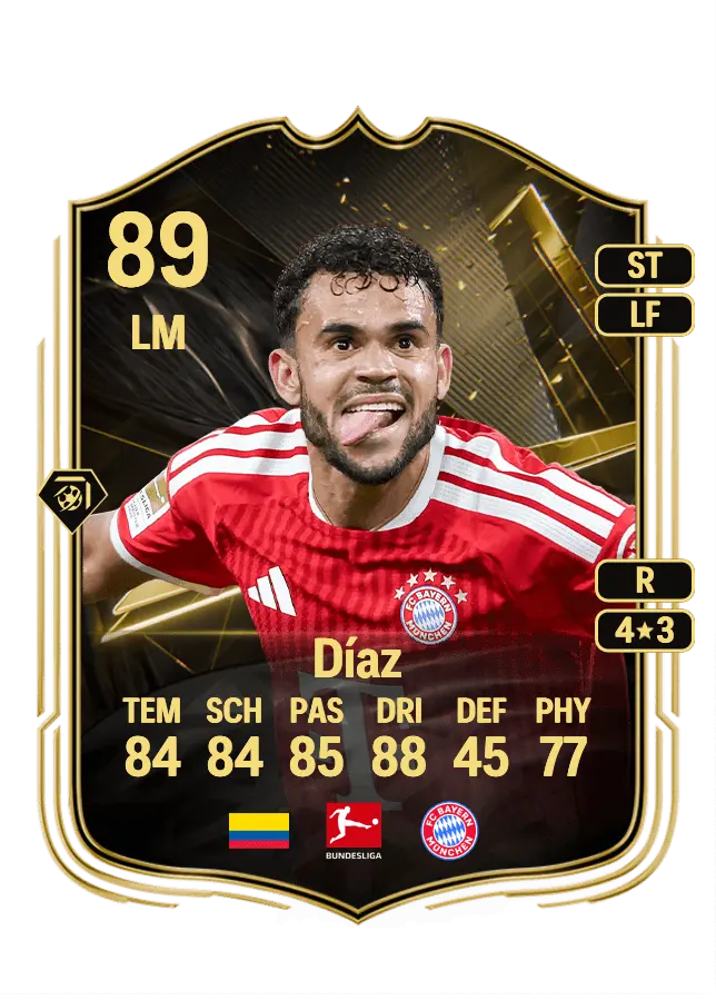 Luis Díaz card