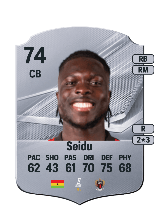 Alidu Seidu card