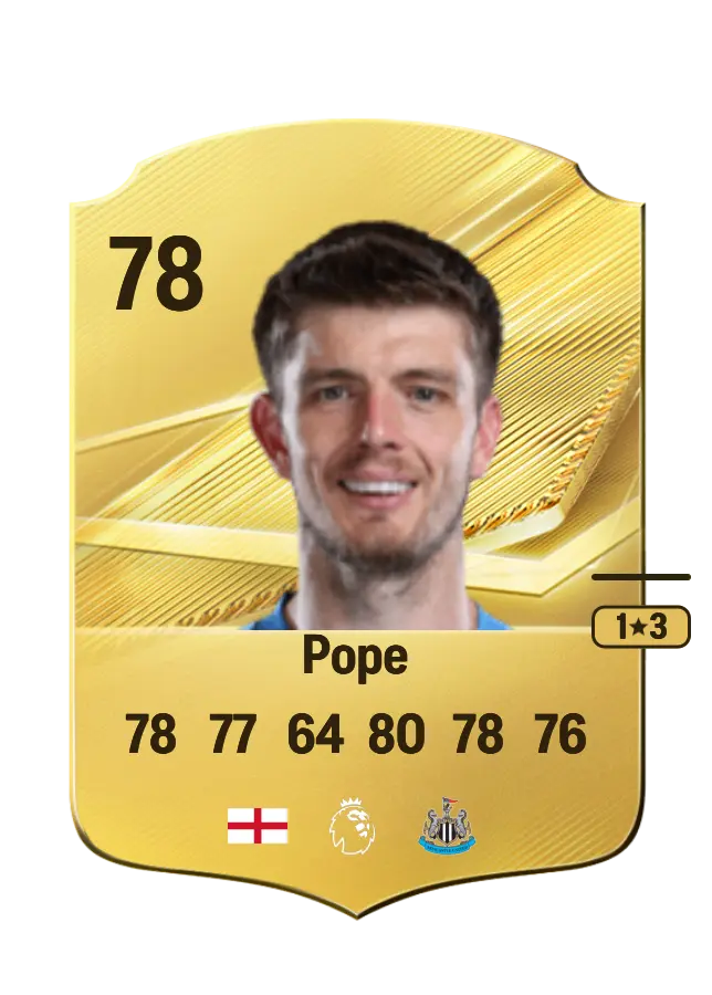 Nick Pope card