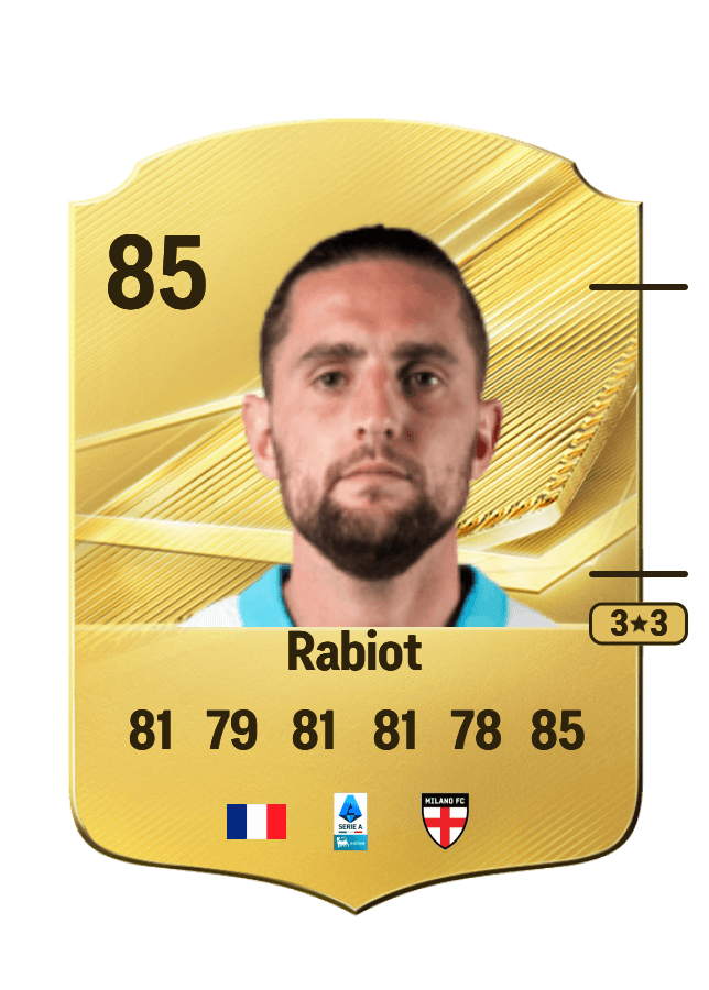 Adrien Rabiot card