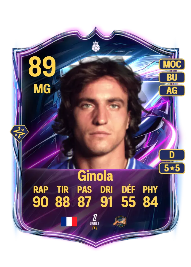 David Ginola card