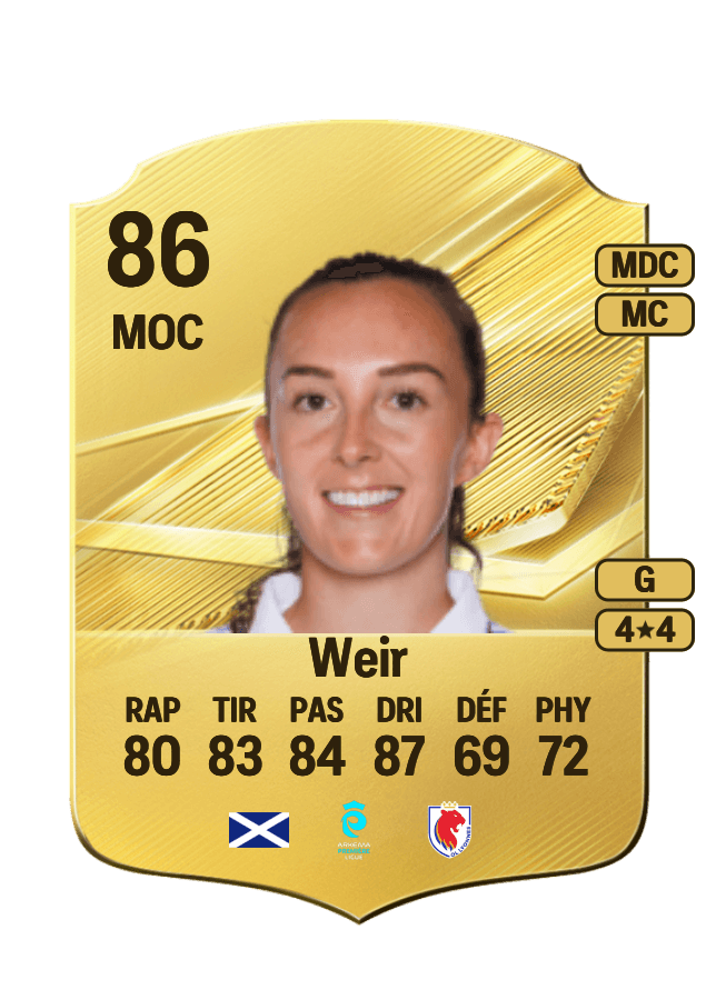 Caroline Weir card
