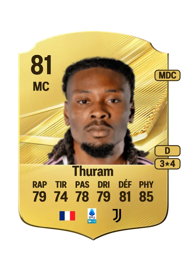 Khéphren Thuram card