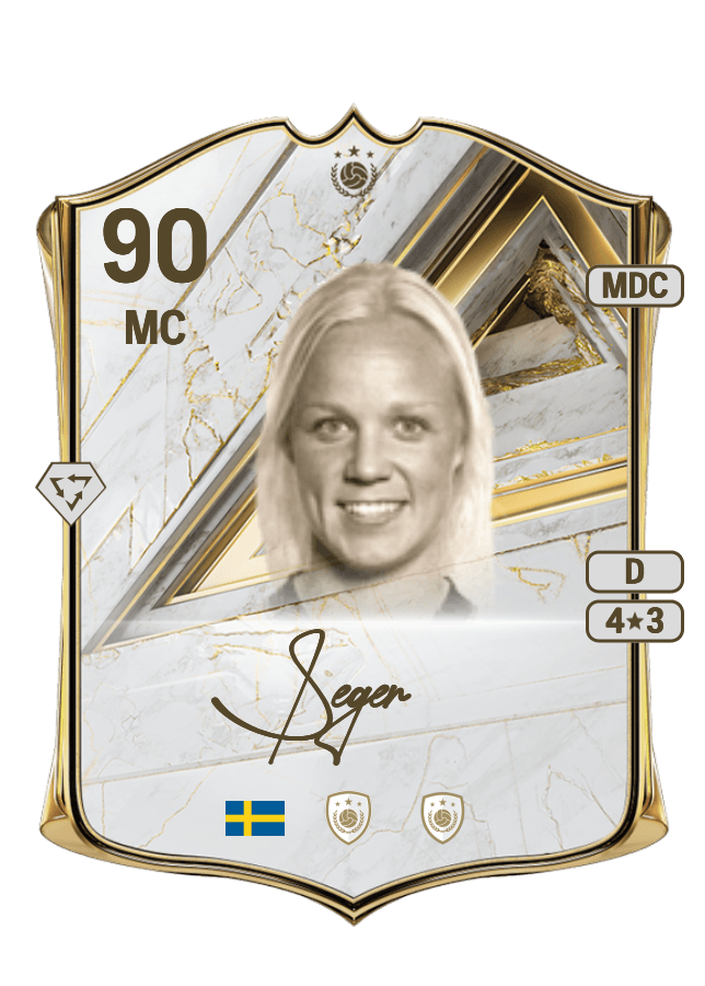 Caroline Seger card