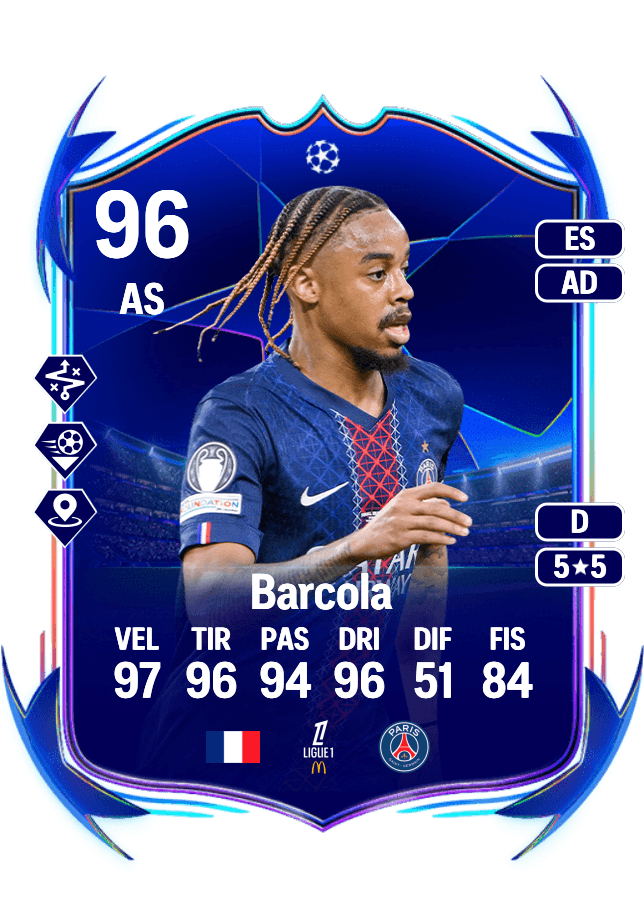 Bradley Barcola card