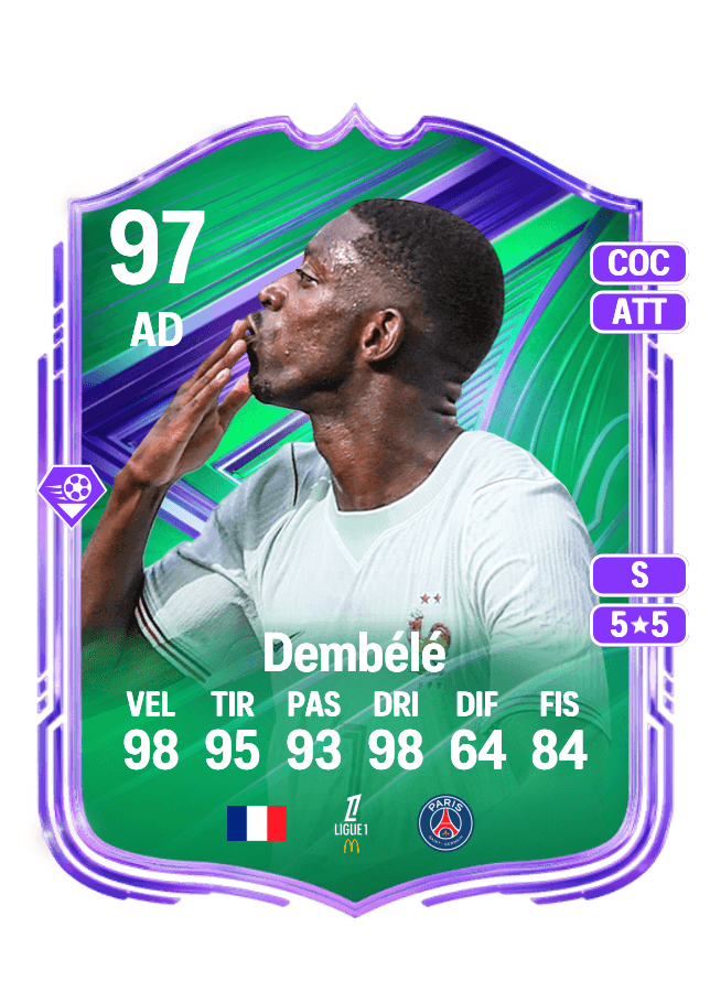Ousmane Dembélé card