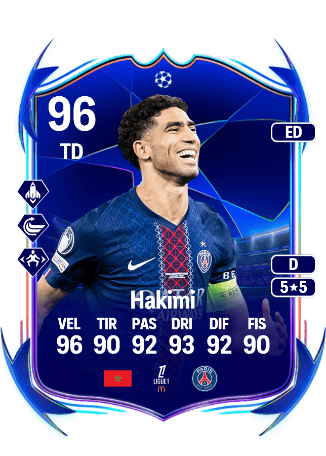 Achraf Hakimi card