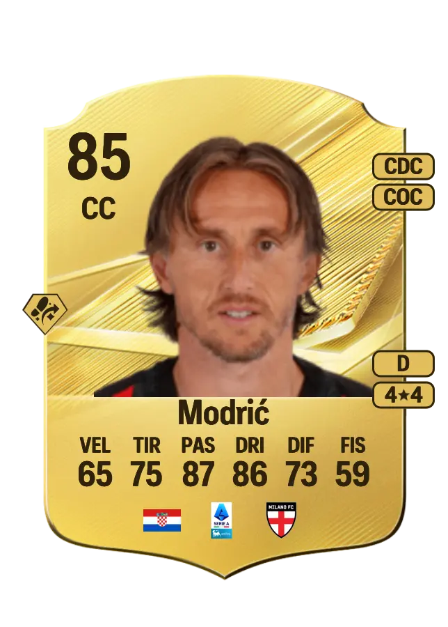 Luka Modrić card