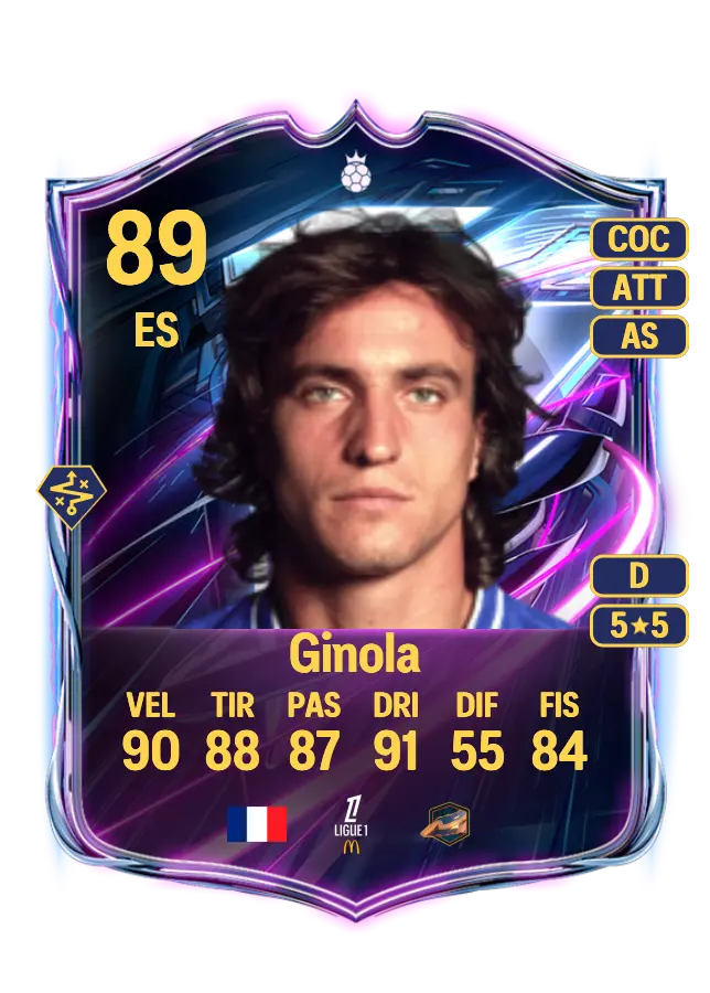 David Ginola card