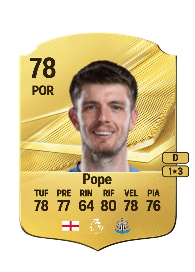 Nick Pope card