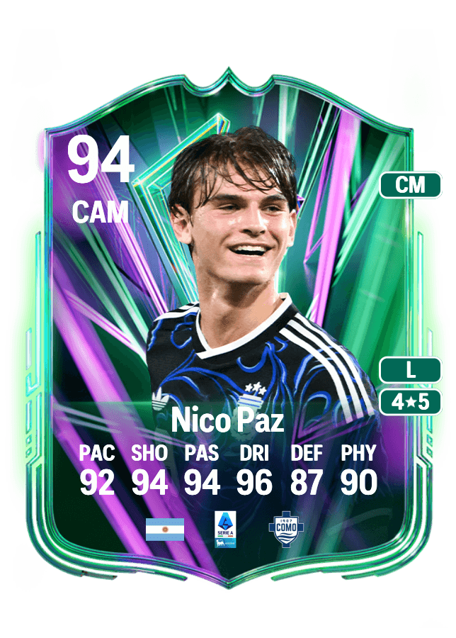 Nico Paz card