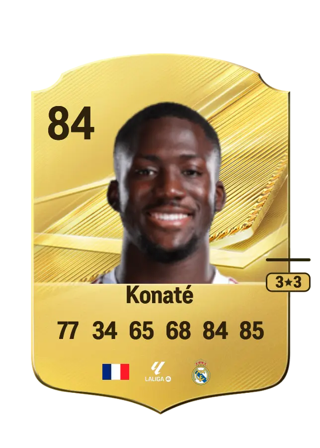 Ibrahima Konaté card