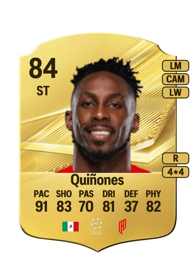 Julián Quiñones card