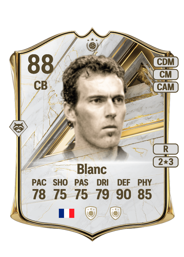 Laurent Blanc card