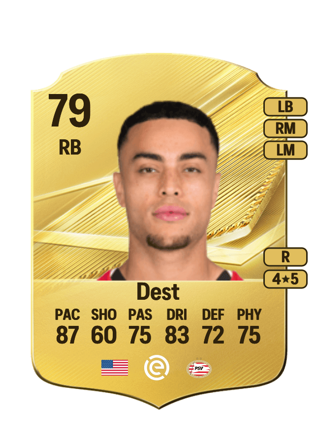 Sergiño Dest card