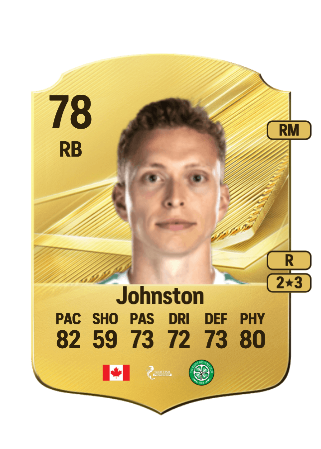 Alistair Johnston card