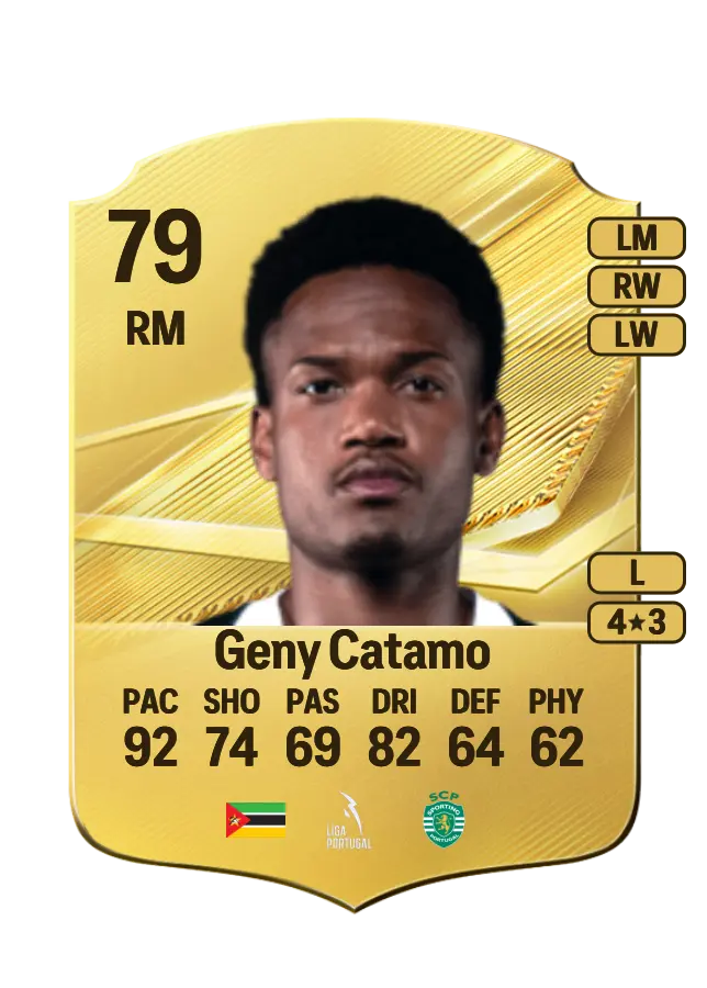 Geny Catamo card