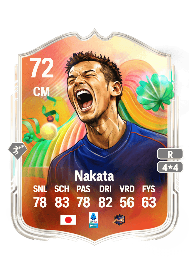 Hidetoshi Nakata card