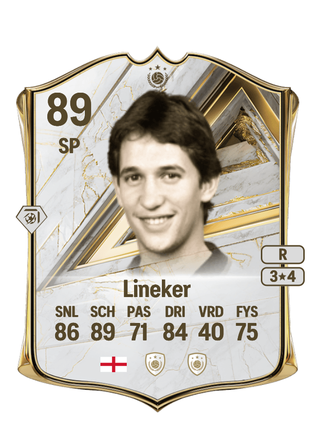 Gary Lineker card