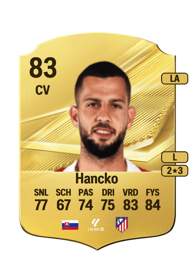 Dávid Hancko card