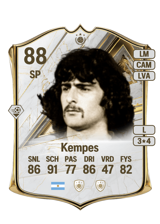 Mario Kempes card