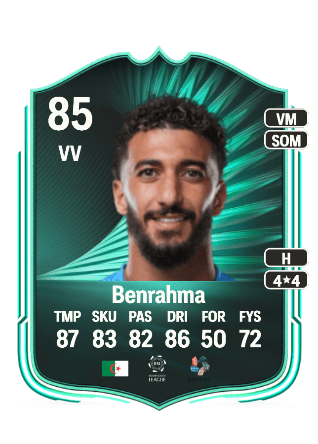 Saïd Benrahma card