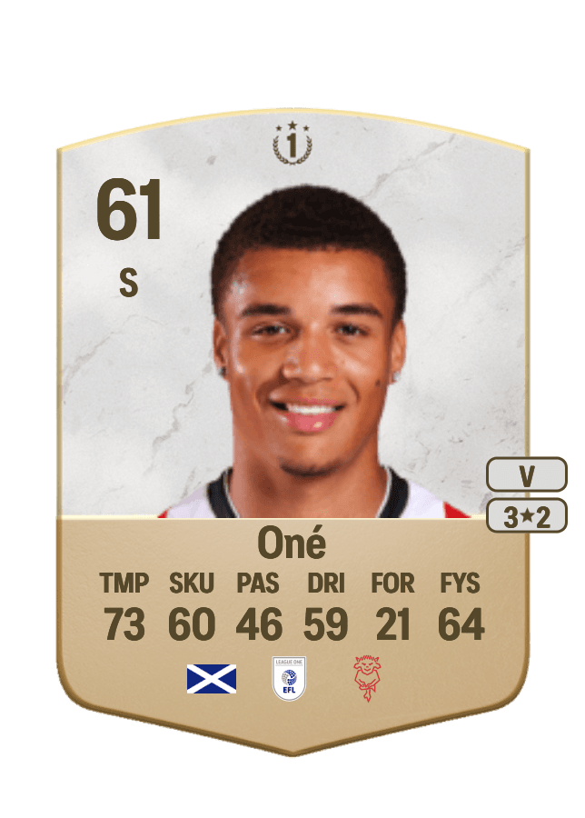 Ryan Oné card
