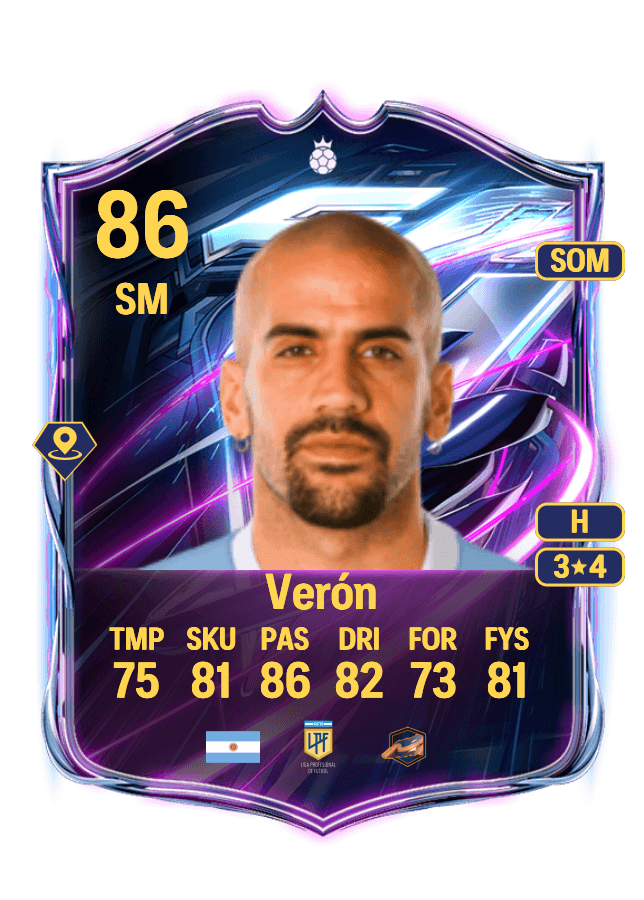 Juan Sebastián Verón card